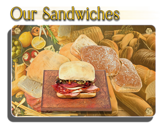 About our Grab and Go deli sandwiches at our shop in the Downtown Square in Gainesville, Georgia